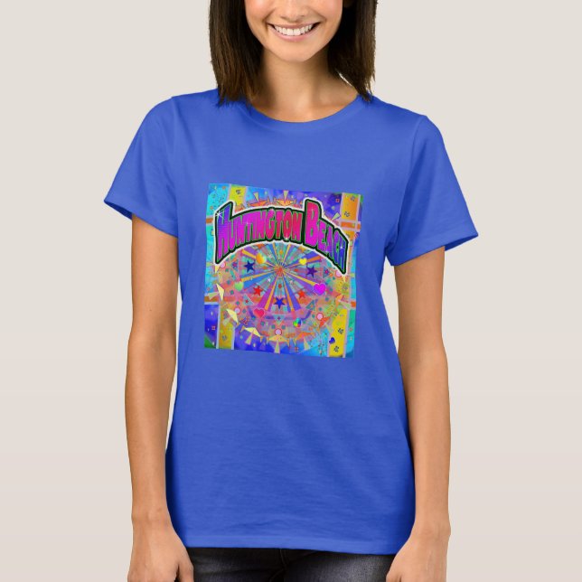 Huntington Beach Cosmic Unity T-Shirt (Front)