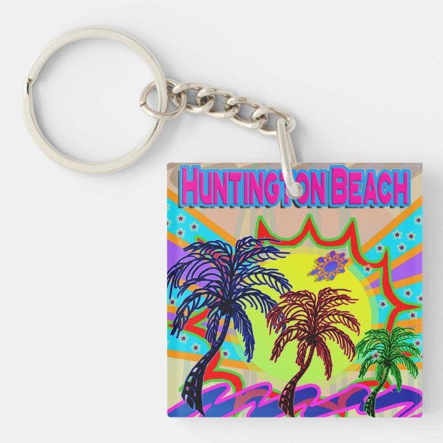 Huntington Beach Eternal Keychain (Front)