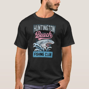 Huntington Beach Fishing Club Saltwater Fishing Ca T-Shirt