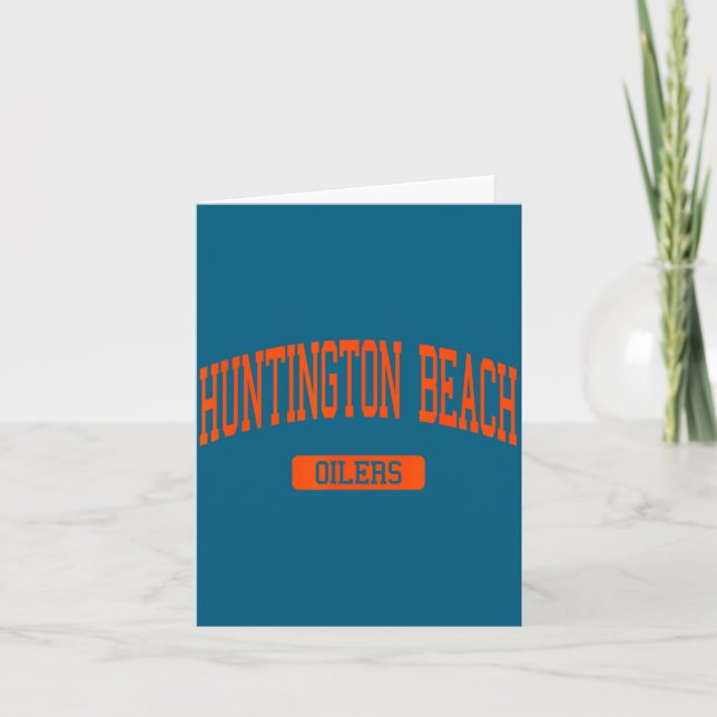 Huntington Beach High School Hs Design Card (Front)