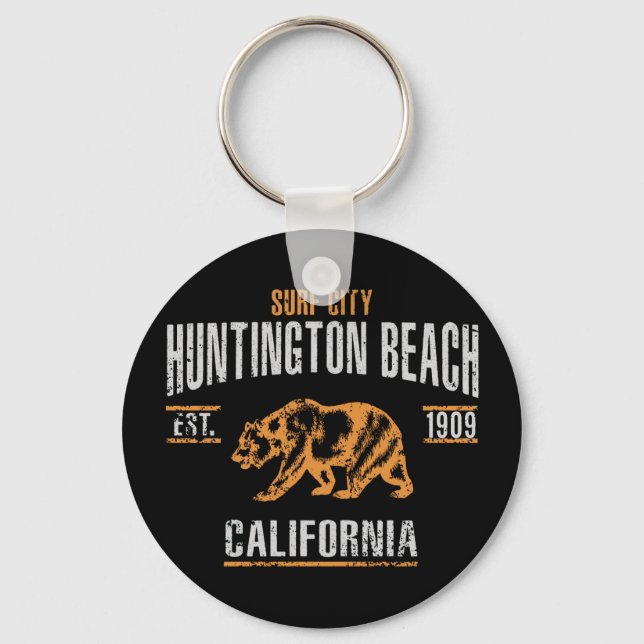 Huntington Beach Key Ring (Front)