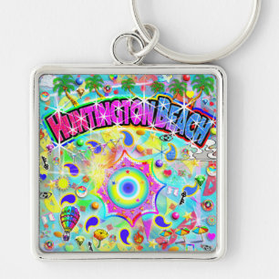 Huntington Beach Mystic Dance Key Ring