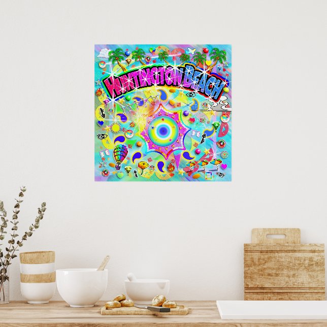 Huntington Beach Mystic Dance Poster (Kitchen)