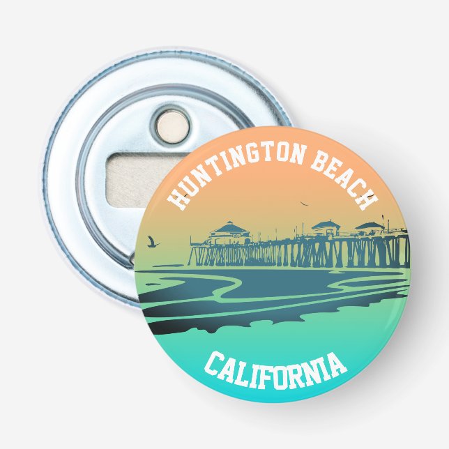 Huntington Beach Pier Bottle Opener (Front)