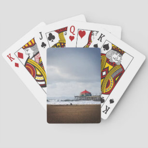 Huntington Beach Pier, CA Playing Cards