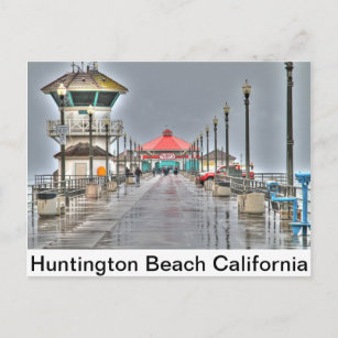 Huntington Beach Pier ' California Postcard