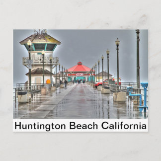 Huntington Beach Pier ' California Postcard