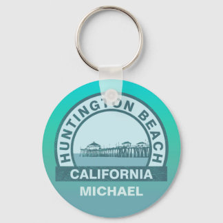 Huntington Beach Pier Key Ring