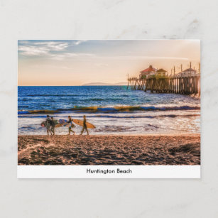 Huntington Beach Pier Postcard