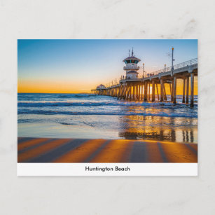 Huntington Beach Pier Postcard