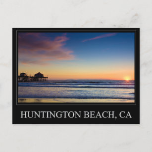 Huntington Beach Pier postcard