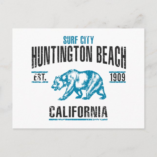 Huntington Beach Postcard (Front)