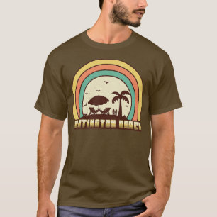 Huntington Beach Retro Sunset Style T-Shirt
