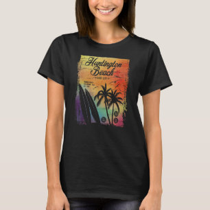 Huntington Beach Surf City California Vintage Dist T-Shirt