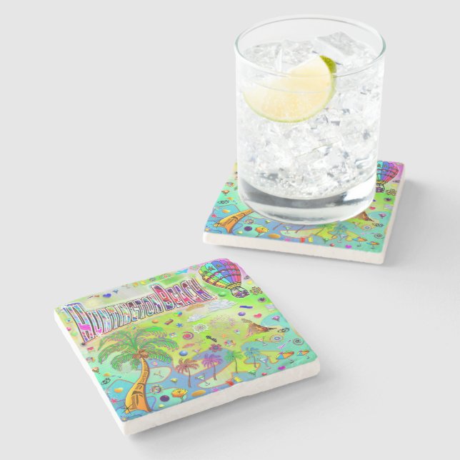 Huntington Beach Timeless Melody Coaster (Side)