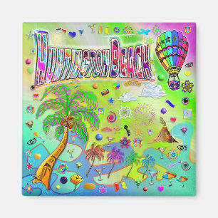 Huntington Beach Timeless Melody Magnet