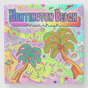 Huntington Beach Vacation Target Coaster