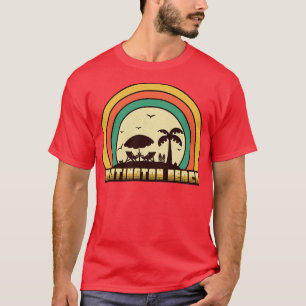 Huntington Beach Vintage Retro Sunset Style T-Shirt