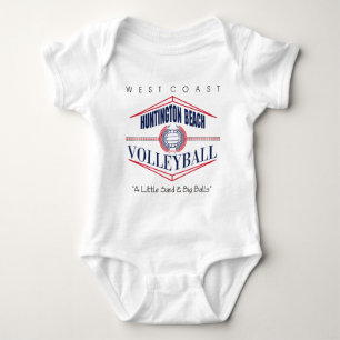 Huntington Beach Volleyball Baby Bodysuit