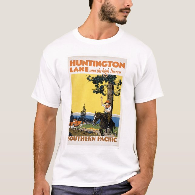 Huntington Lake and the Sierras T-Shirt (Front)