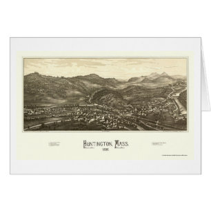 Huntington, MA Panoramic Map - 1886