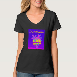 Huntington Travel Summer Vacation Beach T-Shirt