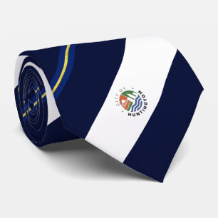 Huntington (West Virginia) city flag Neck Tie