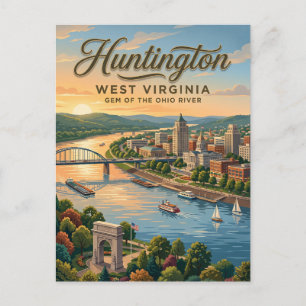 Huntington, West Virginia Postcard