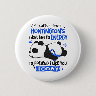 Huntington's Awareness Month Ribbon Gifts 6 Cm Round Badge