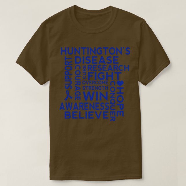 Huntingtons Disease Awareness 1 T-Shirt (Design Front)