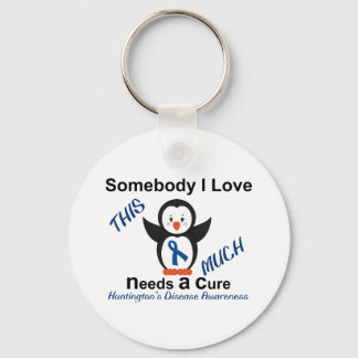 Huntington's Disease Awareness Someone I Love Key Ring