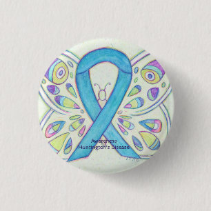 Huntington's Disease Butterfly Awareness Pin