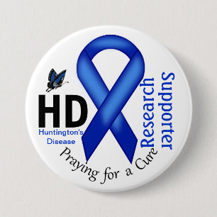 Huntington's Disease HD Awareness Research Support 7.5 Cm Round Badge