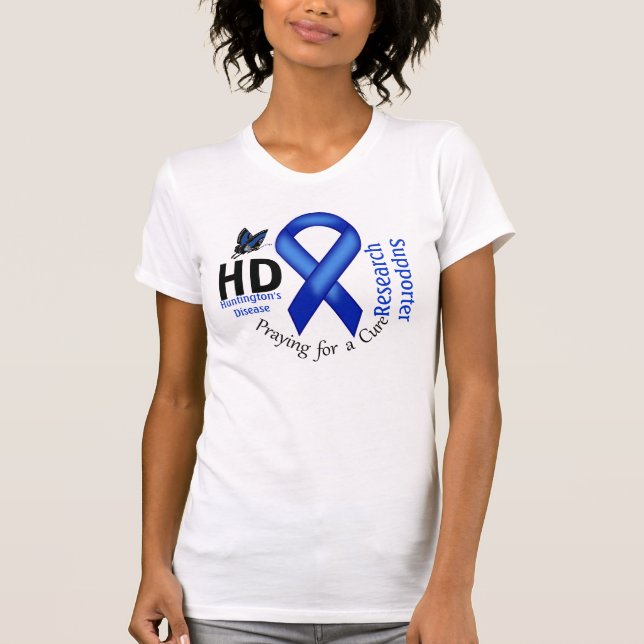 Huntington's Disease HD Awareness Research Support T-Shirt (Front)