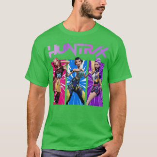 HUNTRIX Kpop Demon Hunters Girls Group Kpop Band G T-Shirt