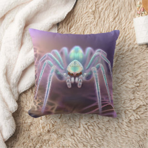 Huntsman 3D Fractal Art Spider, Cushion