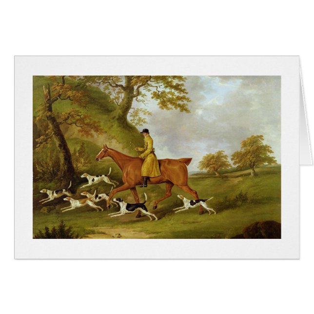 Huntsman and Hounds, 1809 (oil on canvas) (Front Horizontal)