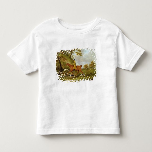 Huntsman and Hounds, 1809 (oil on canvas) Toddler T-Shirt (Front)
