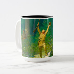 Huntsman by Newell Convers Wyeth Two-Tone Coffee Mug
