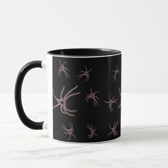 Huntsman Spider Oil Art, Mug (Left)
