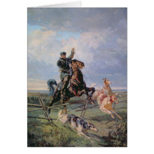 Huntsman with the Borzois, 1872
