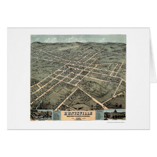 Huntsville, AL Panoramic Map - 1871