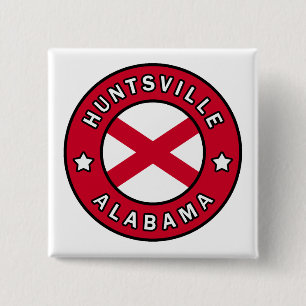 Huntsville Alabama 15 Cm Square Badge