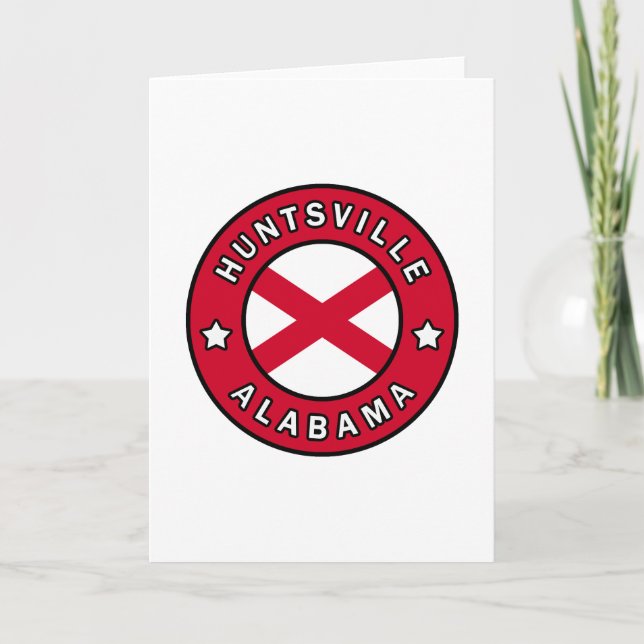 Huntsville Alabama Card (Front)