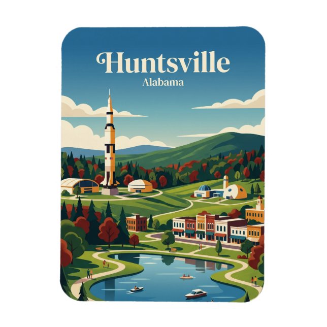 Huntsville Alabama Magnet (Vertical)