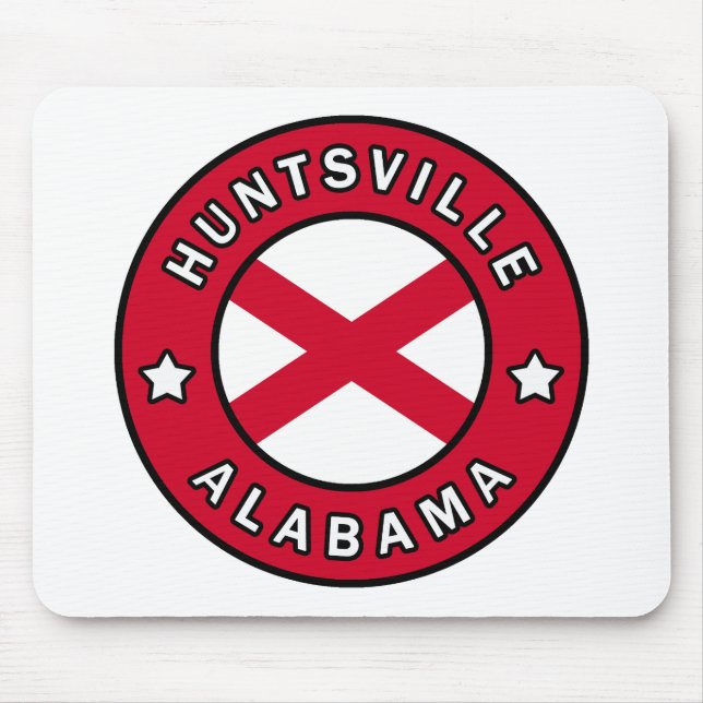 Huntsville Alabama Mouse Pad (Front)
