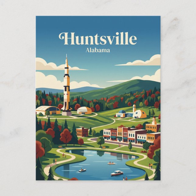 Huntsville Alabama Postcard (Front)