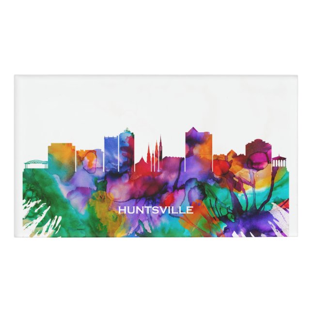 Huntsville Skyline Name Tag (Front)
