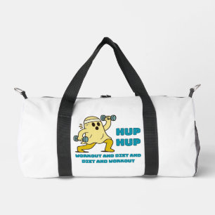 Hup Hup Gym Bag - Funny Fitness Duffel Bag