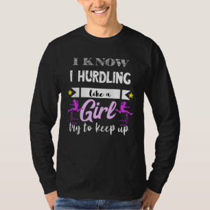 Hurdle athletics hurdles running hurdles athletes T-Shirt
